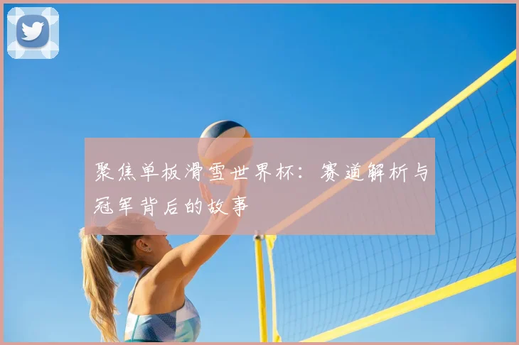 聚焦单板滑雪世界杯：赛道解析与冠军背后的故事
